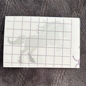 Silver Glitter horse Decal